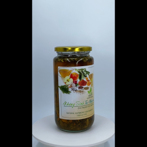 Giấm Táo Ngâm Gia Vị (Kháng Sinh Tự Nhiên) Người Tiểu Đường Nguyên Chất - Viet Healthy 1000ml