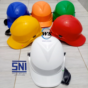 Helm Proyek Helm SNI Model Topi Lengkap Dengan Inner Dan Tali Dagu