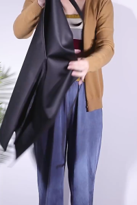 Apron Celemek Waterproof Apron Barista Celemek Kulit Anti Air Untuk Chef Pelayan Cafe Waiter
