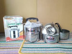 Rantang Stainless Steel 14cm X 2 / 14cm X 3 / 14cm X 4 / Da Fa / Stainless Steel