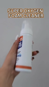 Hanns Oxygen Foam Cleaner 150ml Multipurpose Cleaner Sofa Cleaner Toilet Bowl CleanerBathroom Detergent Spray Kitchen Oil Stain Cleaner Floor Cleaner，Bag Cleaner，Car Seat Cleaner