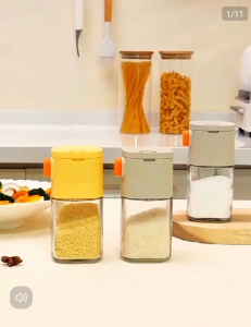 {NEW ARRIVAL} 180ML Dual Use Glass Spice Jar