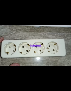 Stopkontak Arde Portabel UTICON 4 Lubang / 4-Way Multi Outlet ST-148