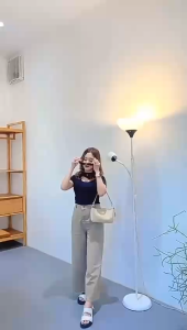 TERLARIS Celana jeans Kulot mozza highwaist premium jeans wanita Alleira fashion