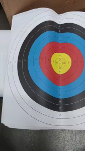 มุดปักเป้ากระดาษ เหมาะสำหรับการฝึกซ้อม หรือ แข่งขันกีฬา สามารถใช้ในสถานที่ในร่มหรือกลางแจ้งและในบ้าน