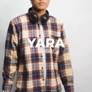 VONA Yara Medium Wallet - Dompet Pria Wanita 3/4 Lipat Kulit Sintetis PU