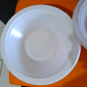 Mangkuk Plastik Food Grade Mangkok Sekali Pakai Murah Wadah Makanan Tempat Makanan Warna Putih Polos M6 M7 Per Pack Isi 50 Pcs Murah Lebih Praktis