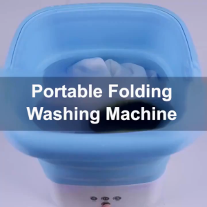 BOSCH 12L Mini Foldable Washing Machine with Dryer - Portable Compact Laundry Station with LCD Display and 3-Year War