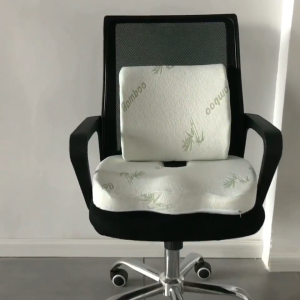 Memory Foam Seat Cushion Lumbar Pillows Back Support Home Car Office Chair Pad Mat Pain Stress Relief Lumbar Support Pillow