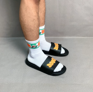 Dorks Big Logo - Sandal Slop Casual Pria Wanita Sendal Selop Slipper Anti Licin Original Dorks