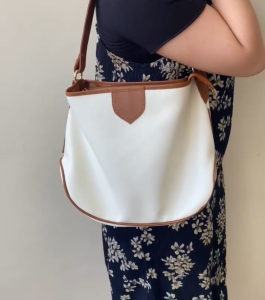 Tas Tote Bag Wanita Kuliah Kerja Aesthetic Pake Resleting