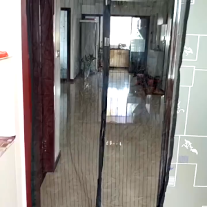Tirai Pintu Magnet Kawat Nyamuk Magic Net Polos