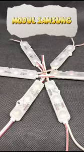 LED Modul Samsung SAS0 3 Titik Mata 12V Lampu Neon Box Truck Pick Up 5730 SMD Waterproof