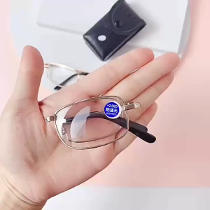 Kính lão thị gập gọn Tròng thủy tinh có độ AKITA