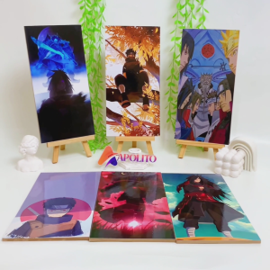 HIASAN DINDING ANIME NARUTO OBITO HASHIRAMA PAJANGAN KAYU KAMAR DEKORASI DINDING RUMAH MADARA