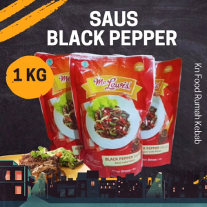 MC Lewis BlackPapper Sauce Blackpepper 1kg/Saus Lada Hitam