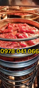 Tủ sấy thực phẩm dược liệu hoa quả khô 6 tầng khay tròn đường kính 30cm