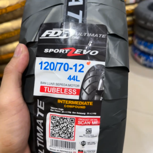 FDR Sport Zevo 120/70 - 12 Tubeless (TL): Ban Motor untuk Pengendara Aktif