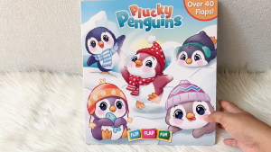 Piucky Penguins Flip Flap Fun Board Book Over 40 Flaps!