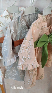 Desain Gamis Bayi Modern: Motif Pita yang Cantik