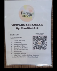 Mewarnai Gambar Bersama Bunda HanDini Kertas mewarnai Gambar Jadi Tutorial Scan Barcode Belajar Mewarnai