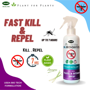 Jecall-Bio Dr.Mosquito Repellent Spray 250ml | Penghalau Nyamuk Bayi | Ubat Nyamuk | Natural Mosquito Outdoor Spray | Travel | 蚊子喷雾