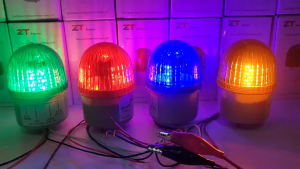 LTE-2071ไฟไซเรน LED ปรับได้(3สเต็ป)ไฟไซเรนติดหลังคา (กดเลือก) มีเสียงและไม่มีเสียง ไฟโชว์ไฟหมุนไฟกระพริบ ไฟฉุกเฉิน ขนาด2.5นิ้วสว่างมาก