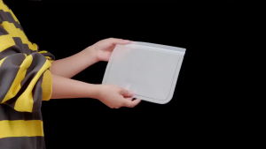 Reusable Fresh Food Preservative Bag Zip -Locked Seal Sack Fridge Fruit Container zip lock poly bags