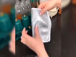 Kain Lap Dapur Kawat / Lap Kawat Halus Untuk Membersih Panci Dan Piring Kain Cuci Piring