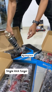 Shock shock shockbreaker DAY 503 SINGLE KLICK V series Ukuran 280 & 320mm CBGL MP TIGERVERZAJUPITERFISRVEGA R premium good quality