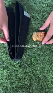 Sabuk PDH TNI Kuningan Emas Jatah Nilon Kanvas Ikat Pinggang KORPRI Polos