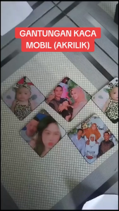 Akrilik Gantungan Kaca Mobil dan Truck Variasi Bebas Custom Decal Store 01