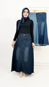 Rok Jeans & Rok Denim Tebal: Gaya Korea Terbaru