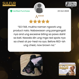 PETSCHOICE - Anti-dandruff itch fungal and anti bacterial Prolific Tails Sulfur Medicated Soap 135g for Cats & Dogs