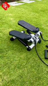Sport Alat Fitness Olahraga Adjustable Stepper Gym Alat Injak Olahraga Kaki Dilengkapi Layar LCD