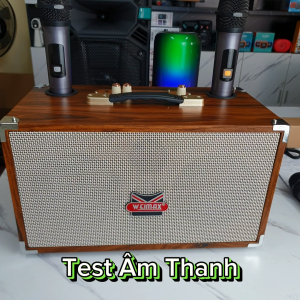 Loa Karaoke Bluetooth xách tay WEiMAX S-255 Công suất 250W Bluetooth 5.0 2 Bass 5.5inch Pin 6h Tặng kèm 2 micro chống hú lọc nhiễu âm thanh cực hay bảo hành chính hãng 12 tháng