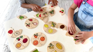 [อายุ 3+] เกมปริศนาการเจริญเติบโตของผลไม้ (Nawito : Fruits) [Beleduc]