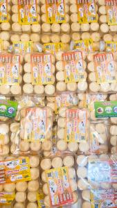 Bánh Đậu Xanh Nướng quảng ngãi gói 200gr (36 bánh) - Bánh đậu xanh tròn nướng béo bùi - Đặc sản Miền Trung Út Duyên