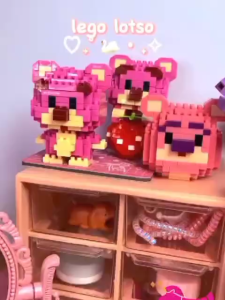 Briks Lotso Pink: Mainan Edukasi Nano Block Mini Brick Building Block