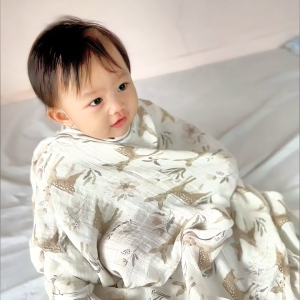 Bamboo Fiber Swaddle Soft Sun Prevention Breathable Super Cooling and UltraSoft SWA25