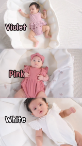 Snow Owl ของแท้ !! ชุดเด็กอ่อนผ้าดูด บอดี้สูทน้องผู้หญิงสุดน่ารัก !! เด็กแรกเกิด - 6 M (Original MagnetBric)