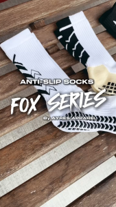 Kaos Kaki Anti Slip Fox Premium Motif Socks Kaus Kaki Futsal Sepakbola Basket Volly Olahraga