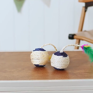 Đồ chơi Mèo cào móng mài răng bằng vải Sisal - Love Pets Shop