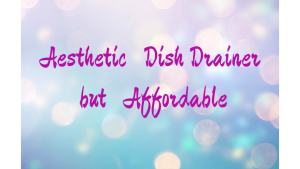 Big Dish Drainer white (patuluan ng mga hinugasan)