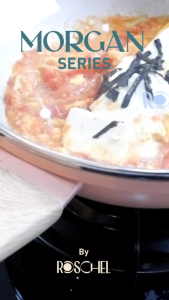 PANCI FRY PAN ROSCHEL 22 CM - CERAMIC Anti Gores Anti Lengket