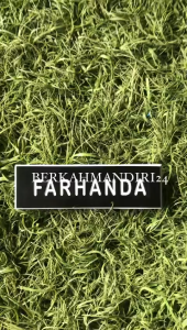 [Custom PO] Name Tag Magnet Papan Nama Dada