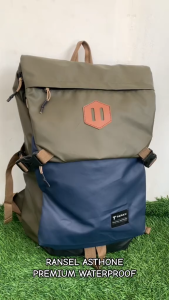 Tapaxco Tas Ransel Pria Astone Backpack Premium Waterproof Casual Local Brand Bimo Free Raincover