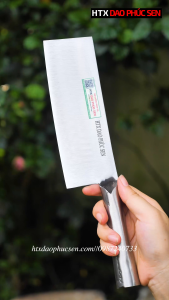 Dao thái thịt cán sắt thép không rỉ SDT09 HTX DAO PHÚC SEN 20cm