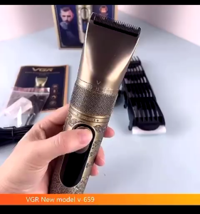 VGR V-659 Professional Hair Clipper Super Trim IPX7 Waterproof & Sweatproof Fully Washable Easy To Clean Product V659