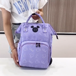 YOORA กระเป๋าคุณแม่ กระเป๋าใส่ขวดนม พกพาสะดวก ความจุสูง ทนทานและแข็งแรง ทำความสะอาดง่าย ใส่ขวดนมเก็บอุณหภูมิได้ กระเป๋าอเนกประสงค์สำหรับแม่